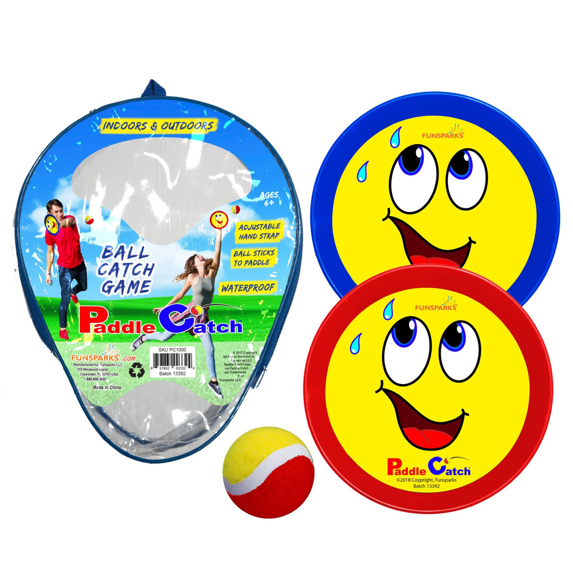 Funsparks® Paddle Catch® Toss and Catch Ball Set